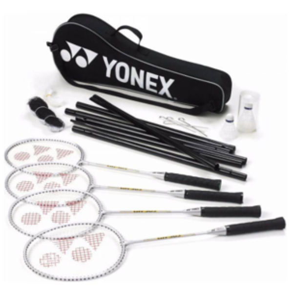 SET YONEX BADMINTON 4 RAQUETAS 303