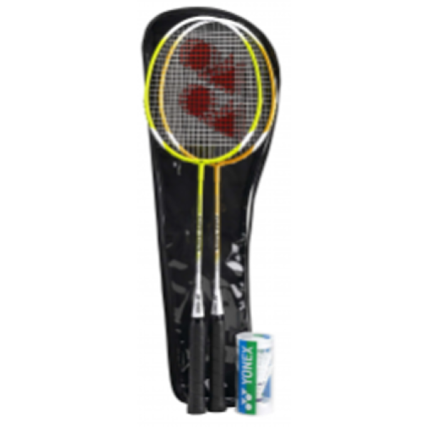 SET YONEX BADMINTON 2 RAQUETAS 505